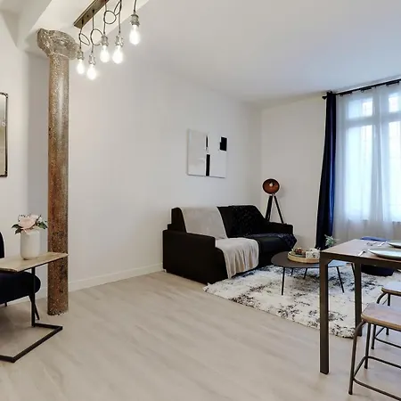 Modern 1br- 4p Le Marais Quarter *